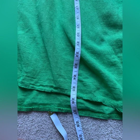 Italian Linen Top XL Made in Italy 100% Linen Oversized - Picture 3 of 9